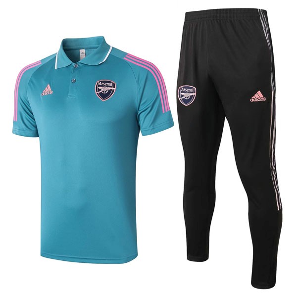 Polo Arsenal Conjunto Completo 2021-2022 Azul Negro